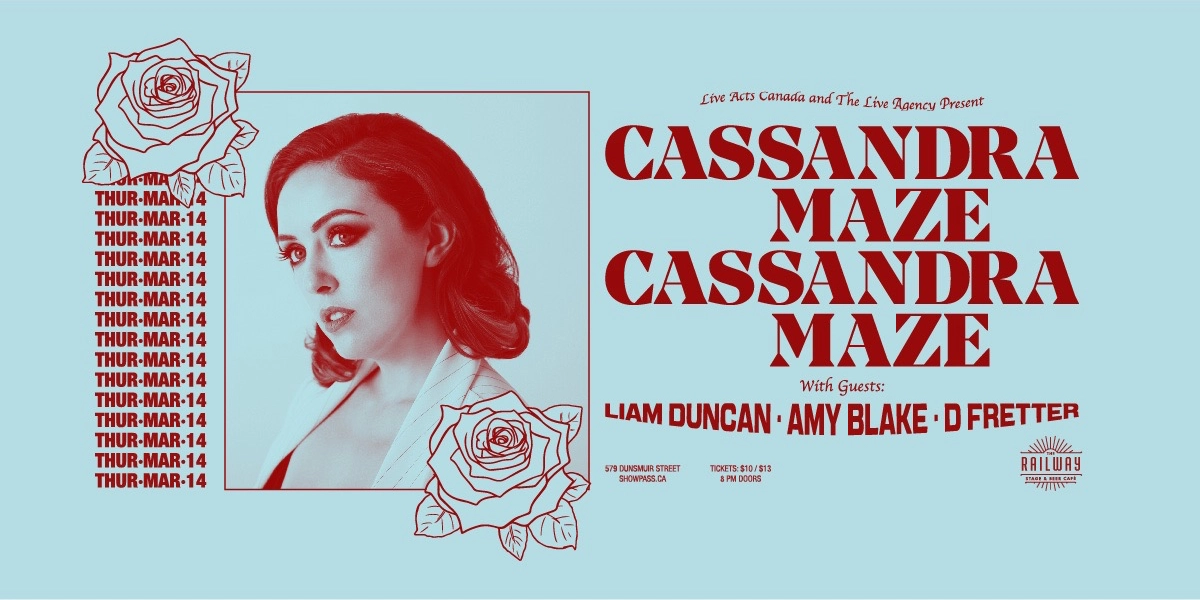 Event image for CASSANDRA MAZE + GUESTS // RAILWAY STAGE & BEER CAFÉ