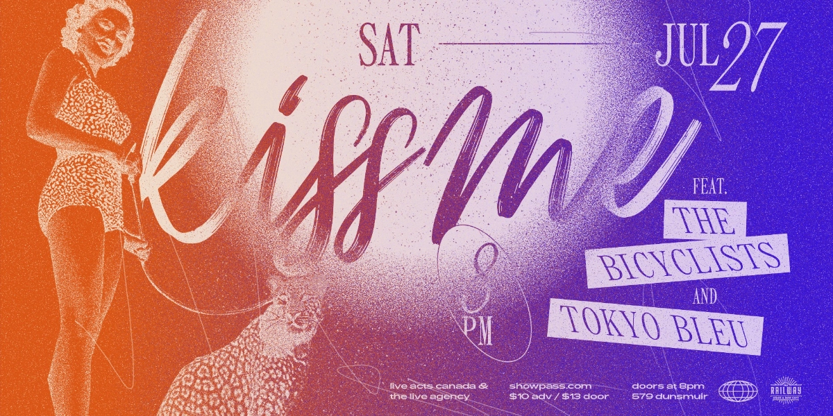 Event image for KISS ME + GUESTS // RAILWAY STAGE & BEER CAFÉ