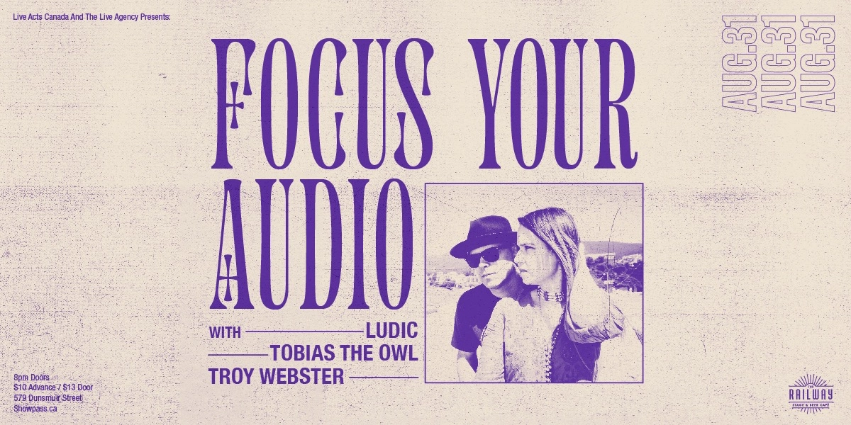 Event image for FOCUS YOUR AUDIO // RAILWAY STAGE & BEER CAFÉ