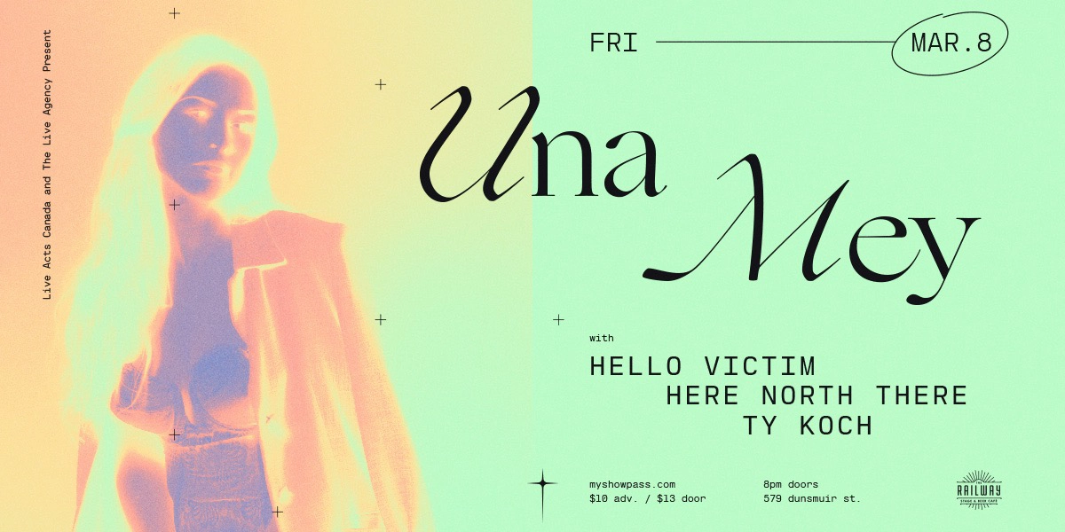 Event image for UNA MEY + GUESTS // RAILWAY STAGE & BEER CAFÉ