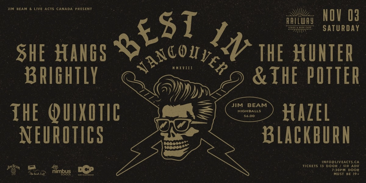 Event image for BEST IN VANCOUVER - NIGHT EIGHT // THE RAILWAY STAGE & BEER CAFÉ