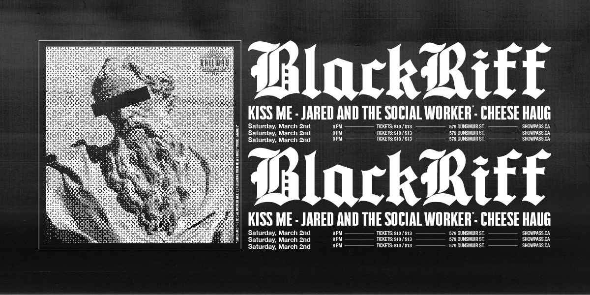 Event image for BLACKRIFF + GUESTS // RAILWAY STAGE & BEER CAFÉ