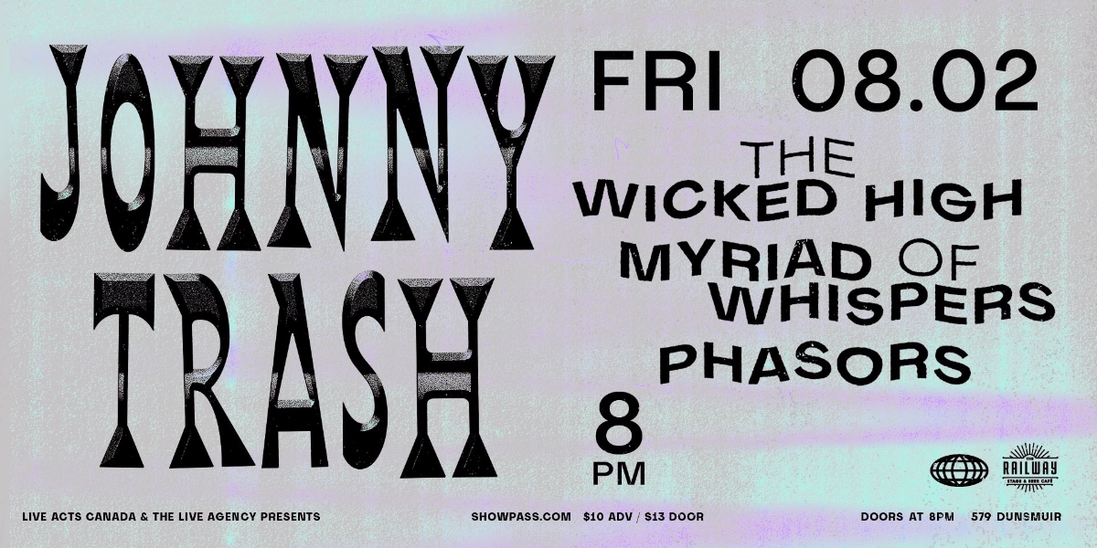 Event image for JOHNNY TRASH + GUESTS // RAILWAY STAGE & BEER CAFÉ