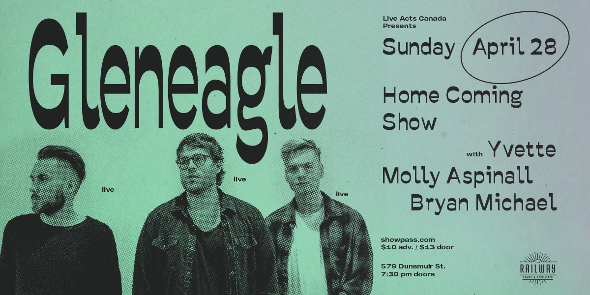 Event image for GLENEAGLE - HOME COMING SHOW // RAILWAY STAGE & BEER CAFÉ