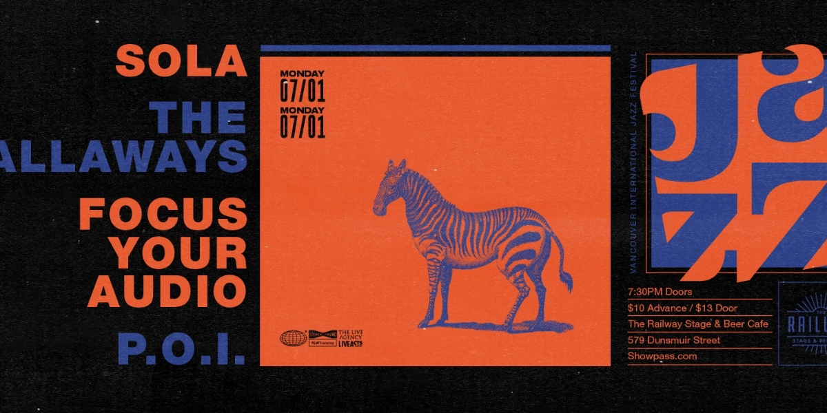 Event image for SOLA + GUESTS // RAILWAY STAGE & BEER CAFÉ