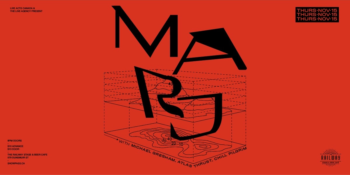 Event image for MARJ + GUESTS // THE RAILWAY STAGE & BEER CAFÉ