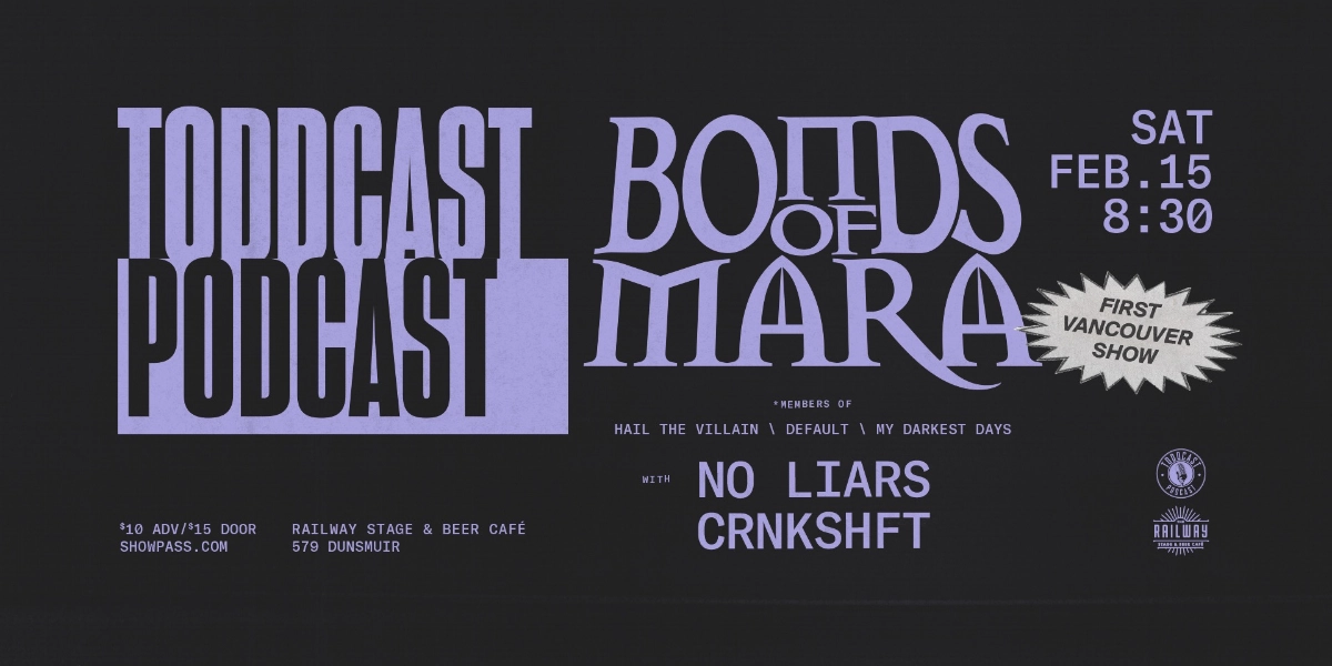 Event image for BONDS OF MARA: PRESENTED BY TODDCAST PODCAST & RAILWAY SBC