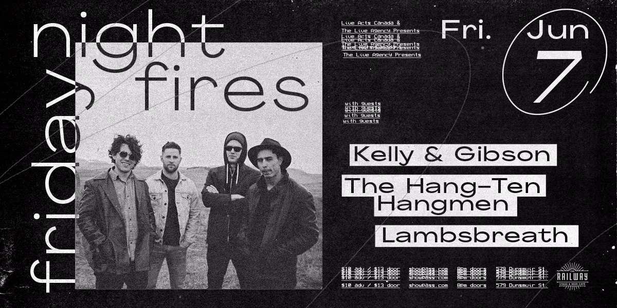 Event image for FRIDAY NIGHT FIRES EP RELEASE // RAILWAY STAGE & BEER CAFÉ