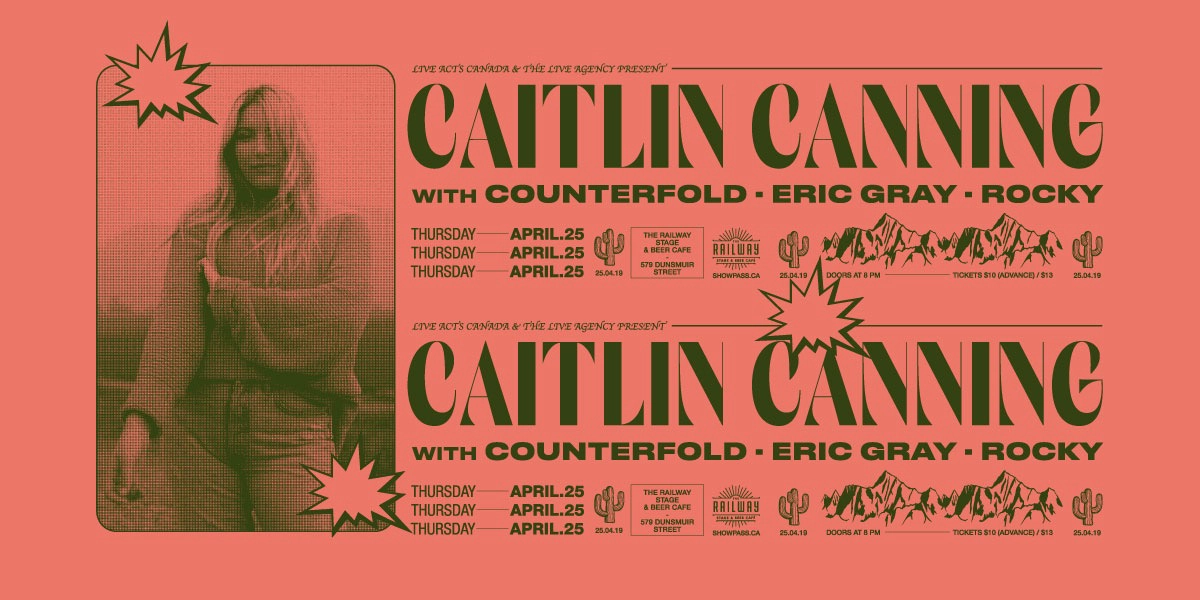 Event image for CAITLIN CANNING + GUESTS // RAILWAY STAGE & BEER CAFÉ