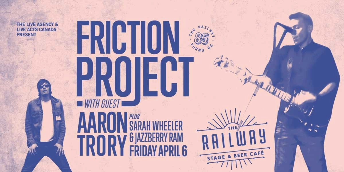 Event image for FRICTION PROJECT + GUESTS // THE RAILWAY STAGE & BEER CAFÉ
