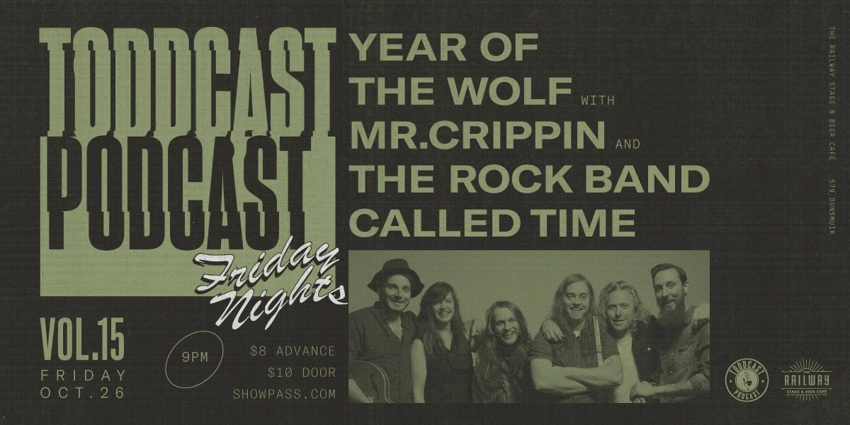 Event image for YEAR OF THE WOLF // TODDCAST PODCAST FRIDAY NIGHTS VOL. 15