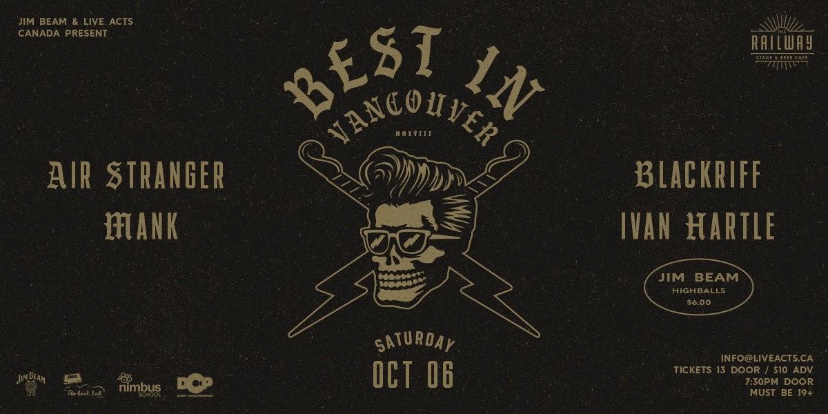 Event image for BEST IN VANCOUVER - NIGHT TWO // THE RAILWAY STAGE & BEER CAFÉ