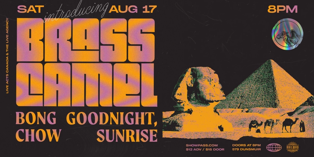 Event image for BRASS CAMEL + GUESTS // RAILWAY STAGE & BEER CAFÉ