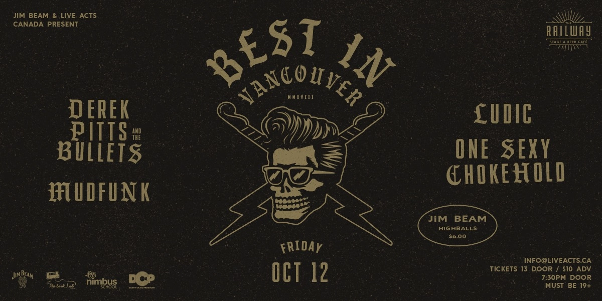 Event image for BEST IN VANCOUVER - NIGHT THREE // THE RAILWAY STAGE & BEER CAFÉ