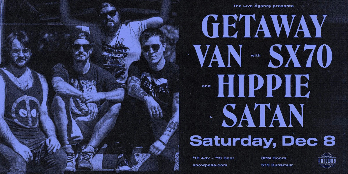 Event image for GETAWAY VAN + GUESTS // THE RAILWAY STAGE & BEER CAFÉ