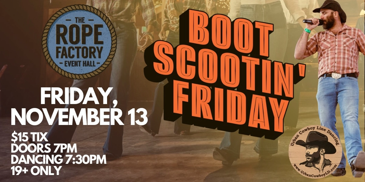 Event image for Boot Scootin' Friday