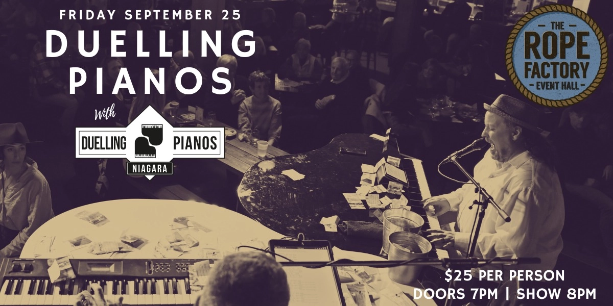 Event image for Duelling Pianos @ The Rope Factory
