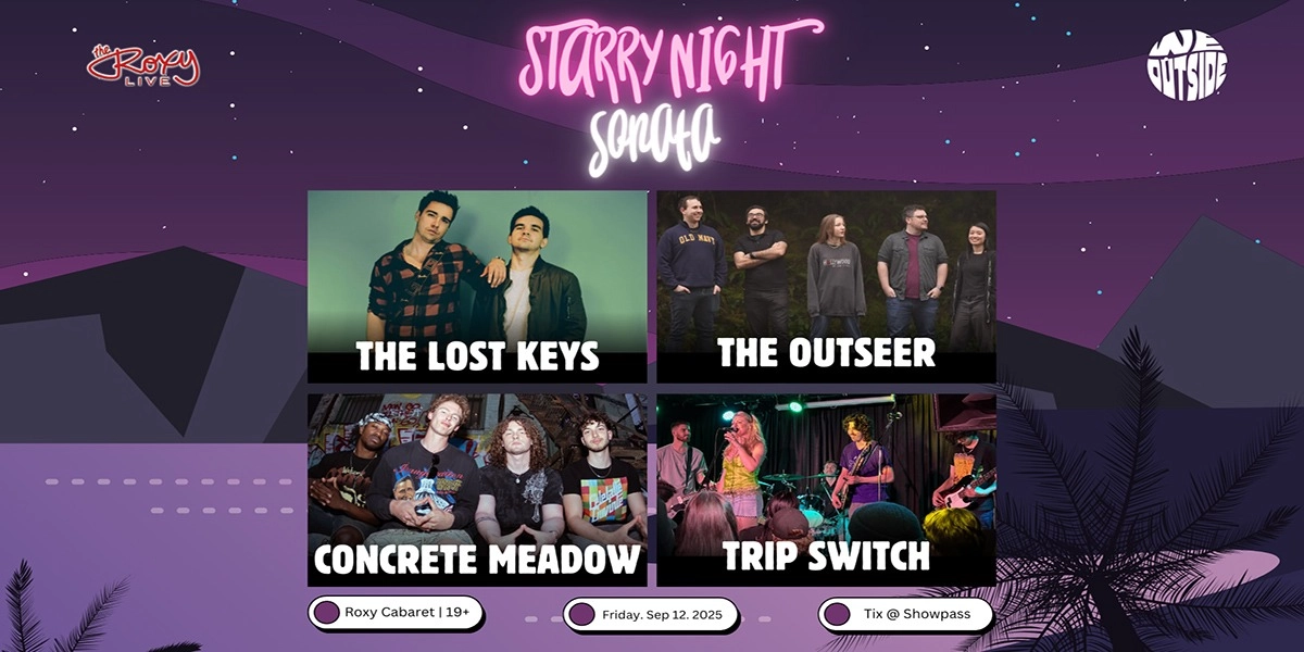 Event image for THE OUTSEER / CONCRETE MEADOW / THE LOST KEYS / TRIP SWITCH