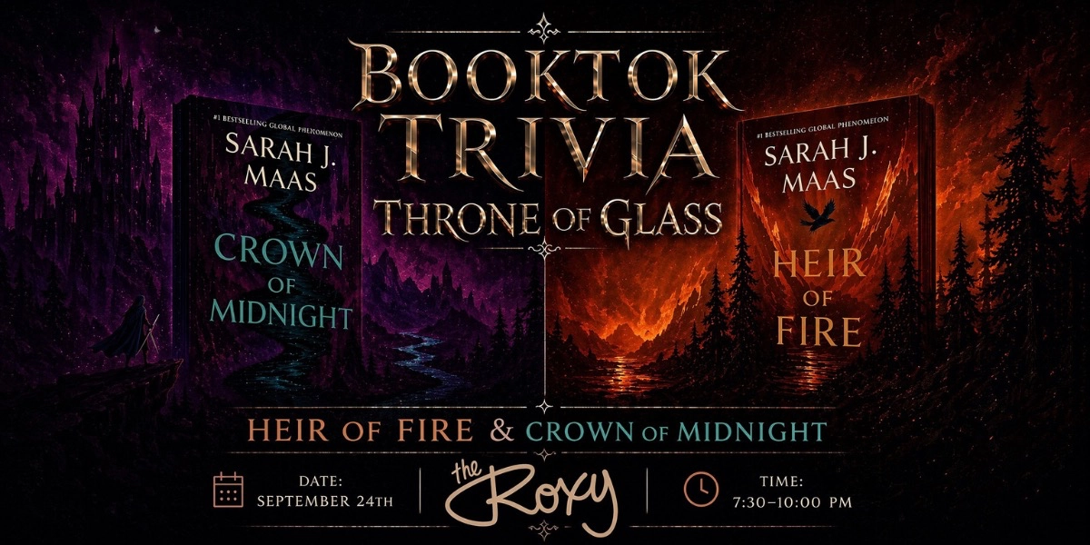 Event image for Throne Of Glass Trivia Series: Night 2- Crown of Midnight & Heir Of Fire