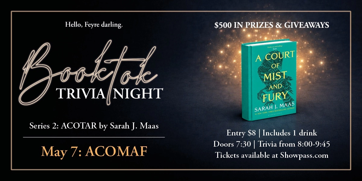 Event image for Booktok Trivia- A Court of Mist and Fury