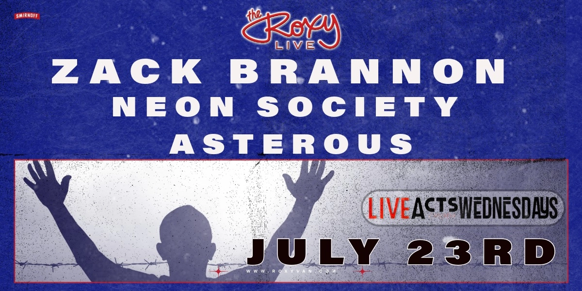 Event image for ZACK BRANNON / NEON SOCIETY / ATEROUS