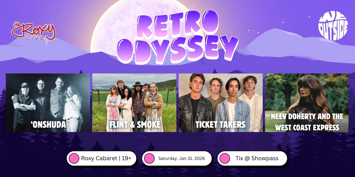 Event image for FLINT & SMOKE  / NEEV DOHERTY AND THE WEST COAST EXPRESS / TICKET TAKERS