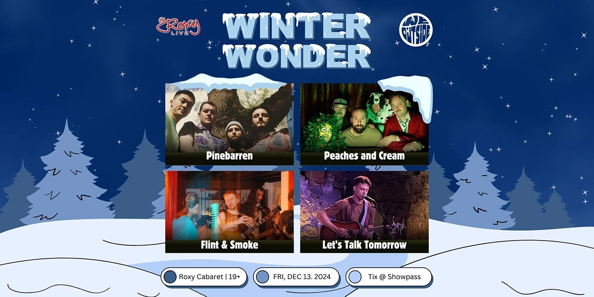 Event image for PINEBARREN / PEACHES & CREAM / FLINT & SMOKE / LET'S TALK TOMORROW