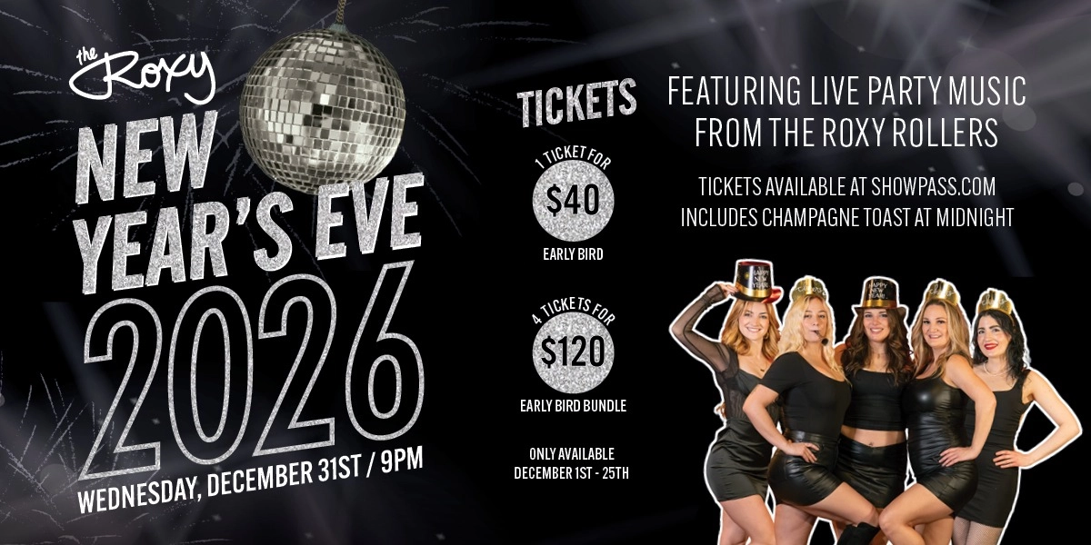 Event image for New Years Eve 2026 at The Roxy