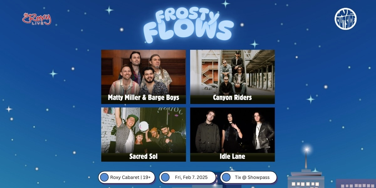 Event image for MATTY MILLER & THE BARGE BOYS / CANYON RIDERS / SACRED SOL / IDLE LANE