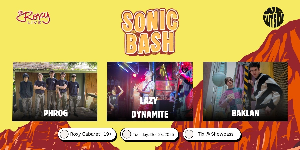 Event image for LAZY DYNAMITE / PHROG / BAKLAN / MONIQUE ANGELE
