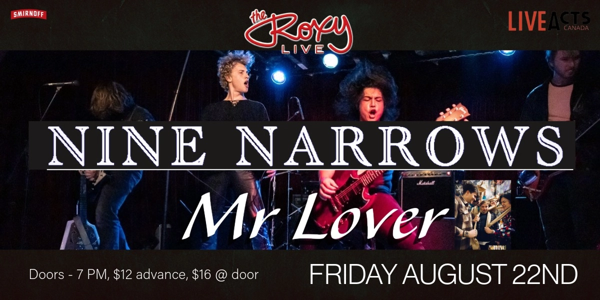 Event image for NINE NARROWS / MR LOVER