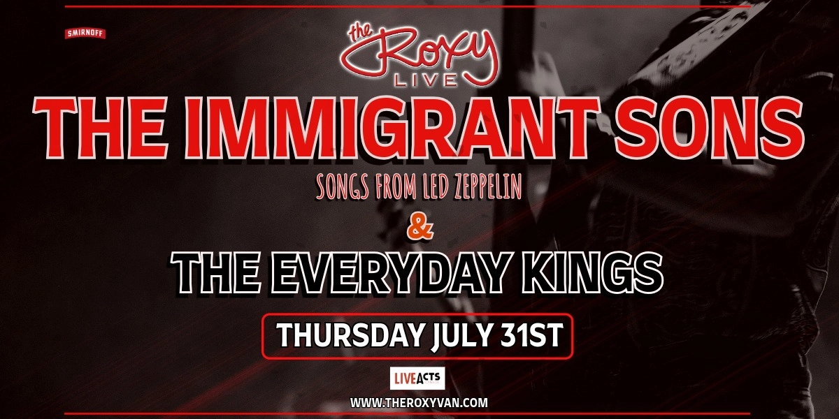Event image for THE IMMIGRANT SONS / THE EVERYDAY KINGS