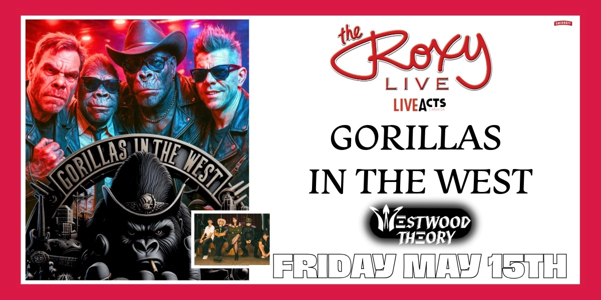 Event image for GORILLAS IN THE WEST / WESTWOOD THEORY