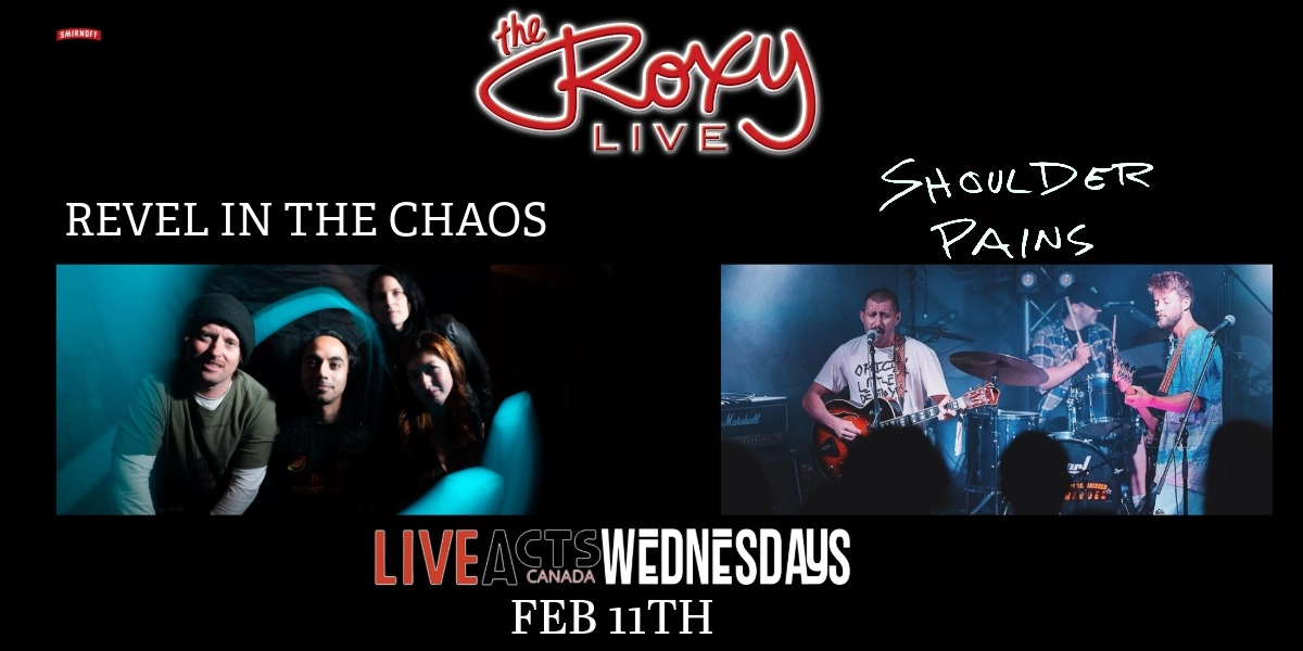Event image for REVEL IN THE CHAOS / SHOULDER PAINS