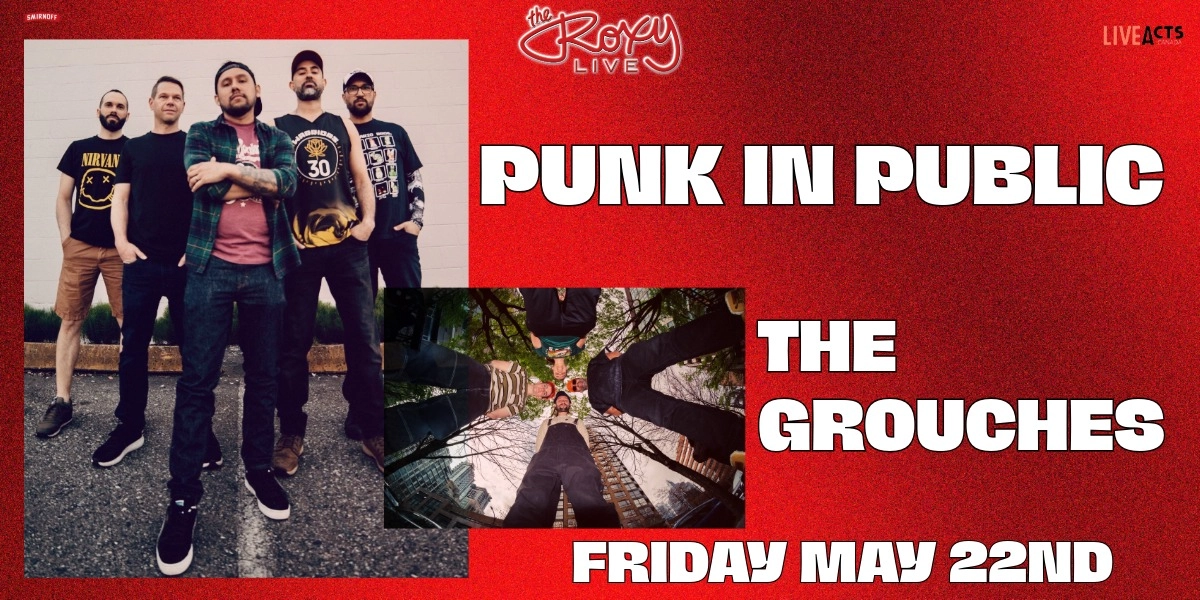 Event image for PUNK IN PUBLIC / THE GROUCHES