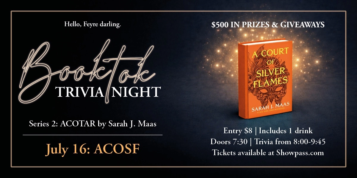Event image for Booktok Trivia: A Court of Silver Flames