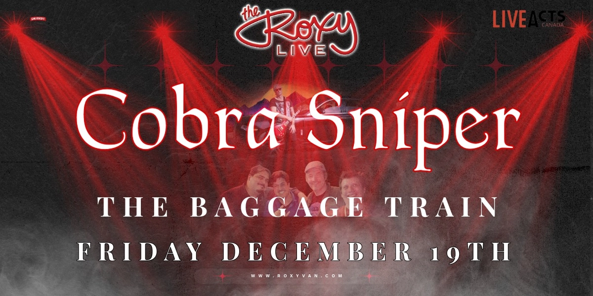 Event image for COBRA SNIPER / THE BAGGAGE TRAIN