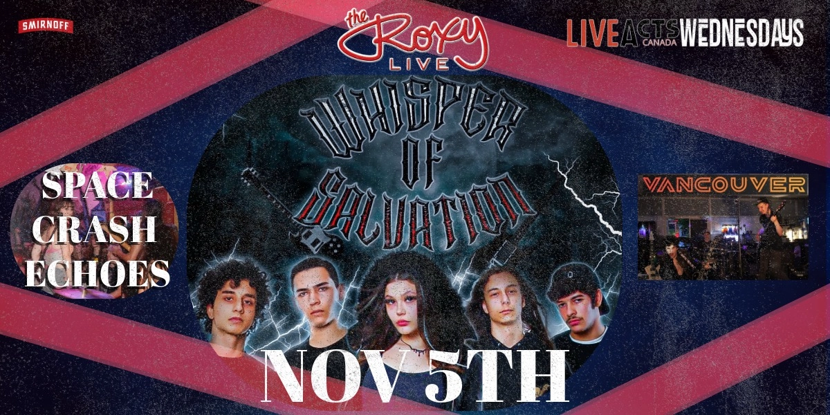 Event image for WHISPER SALVATION / SPACE CRASH ECHOES / VANCOUVER