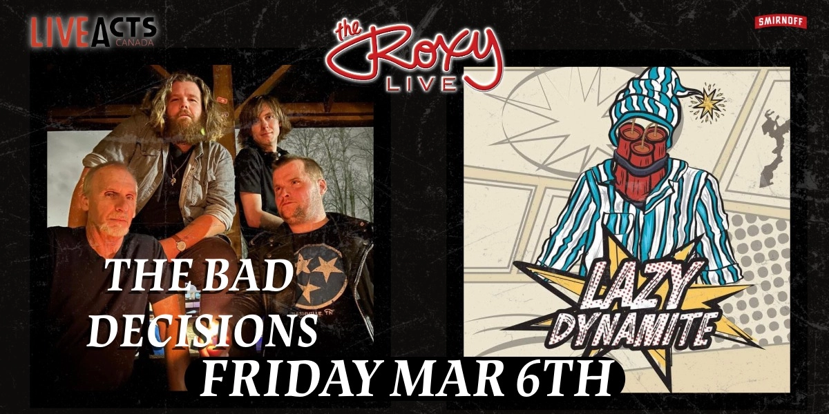Event image for THE BAD DECISIONS / LAZY DYNAMITE