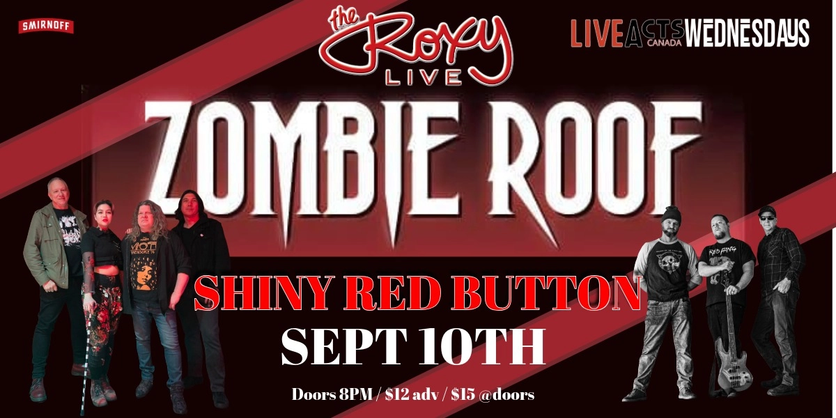 Event image for ZOMBIE ROOF / SHINY RED BUTTON