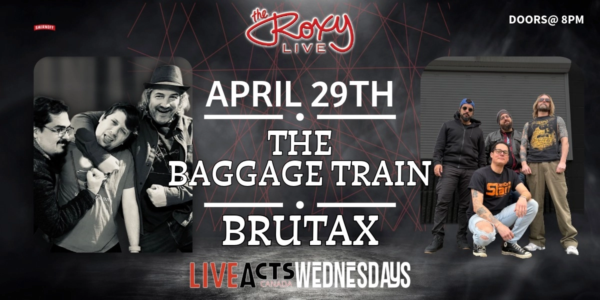 Event image for THE BAGGAGE TRAIN / BRUTAX