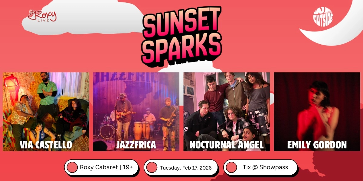 Event image for VIA CASTELLO / JAZZFRICA / EMILY GORDON / NOCTURNAL  ANGEL