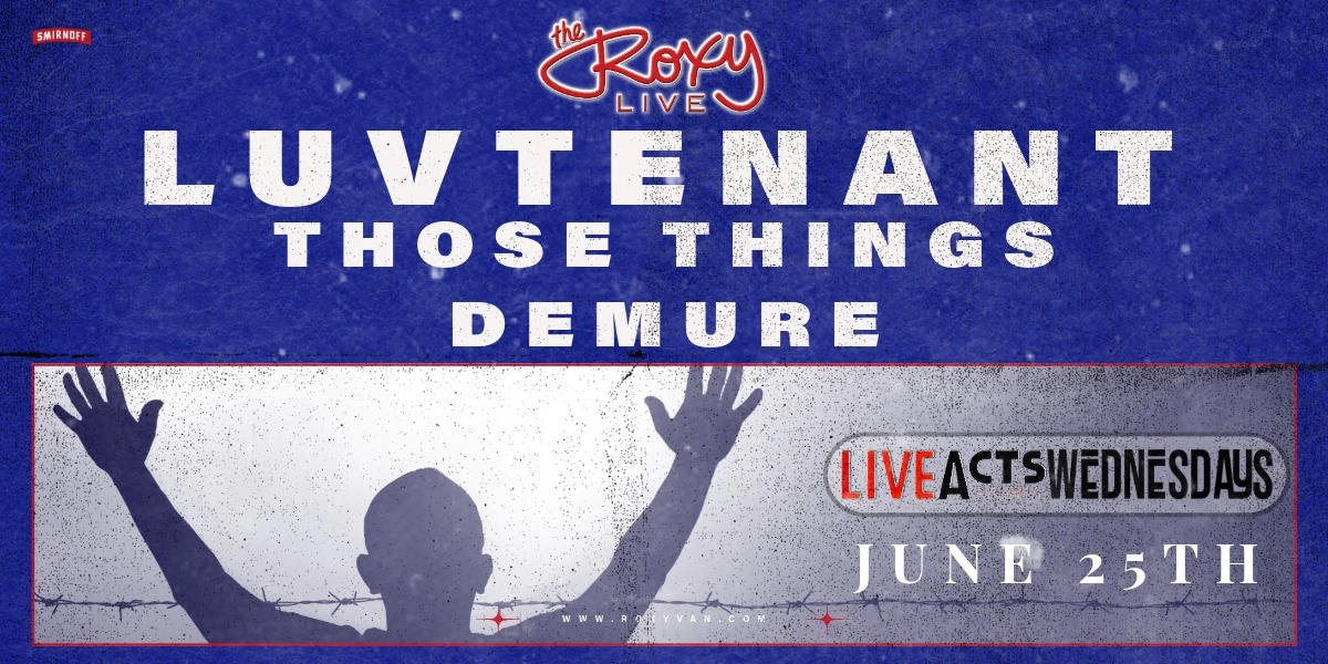 Event image for LUVTENANT / THOSE THINGS / DEMURE