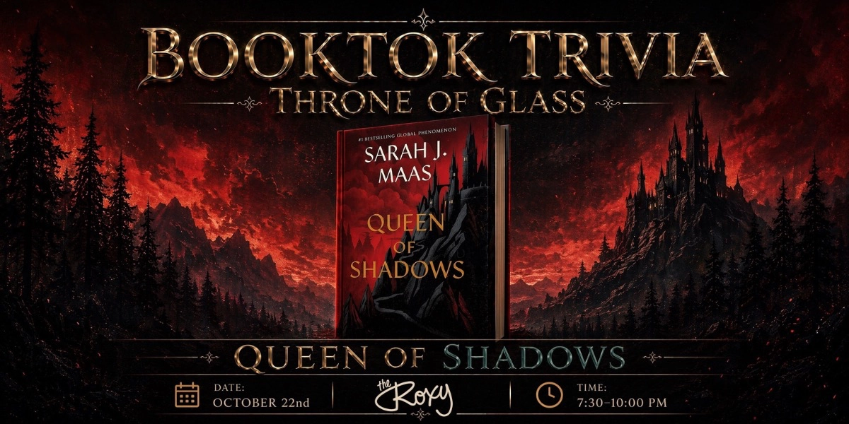 Event image for Throne of Glass Trivia Series: Night 3- Queen Of Shadow