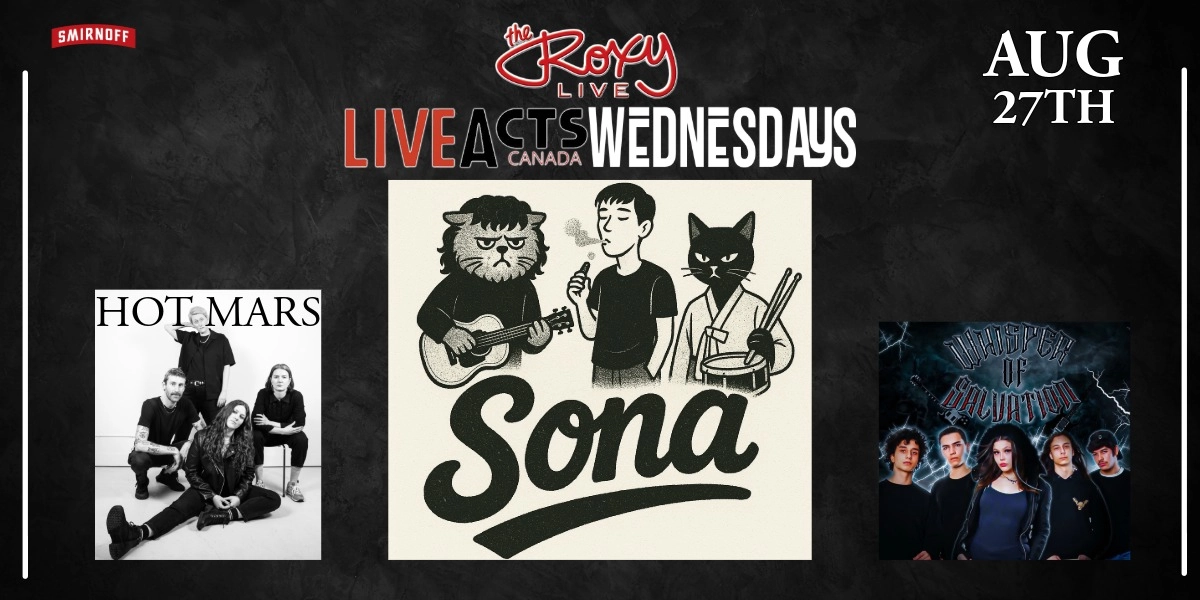 Event image for SONA / HOT MARS / WHISPER OF SALVATION