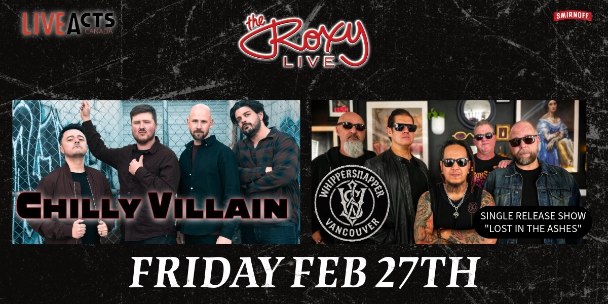 Event image for CHILLY VILLAIN / WHIPPERSNAPPER (SINGLE RELEASE - LOST IN THE ASHES )