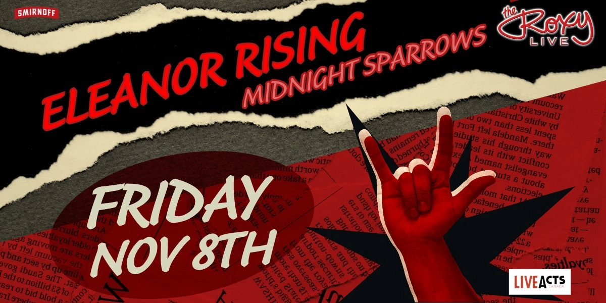 Event image for ELEANOR RISING W/ MIDNIGHTS SPARROWS