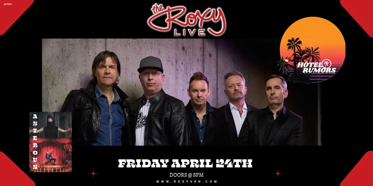 Event image for HOTEL RUMOURS / ASTEROUS