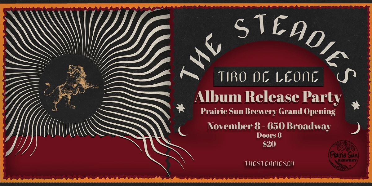 Event image for The Steadies Saskatoon Album Release Party