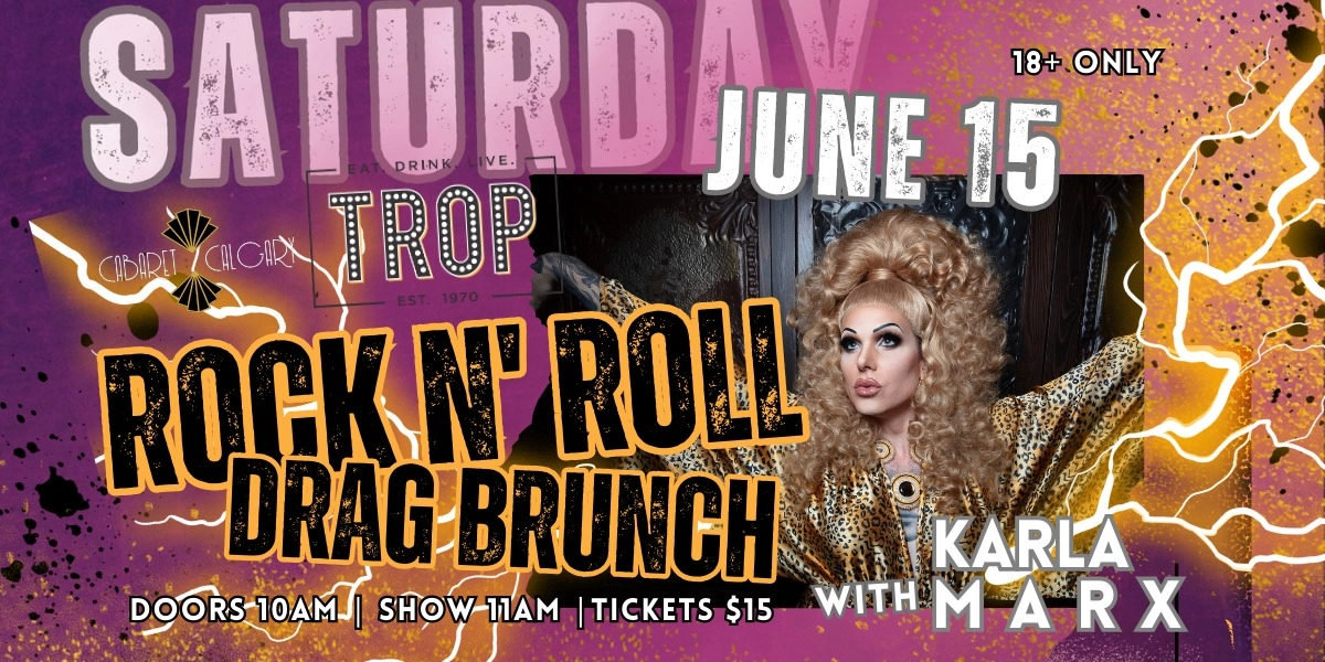 Event image for Rock n' Roll Drag Brunch at The Trop!